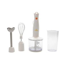 Блендер занурювальний з чашею 4в1 Crownberg CB-6222 300 Вт 0.6 л білий