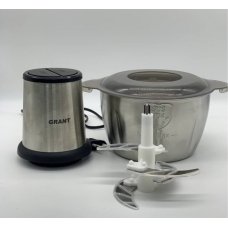 / Блендер подрібнювач з чашею Grant GR-4822 (аналог блискавка) 800 Вт, 2л, метал
