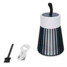 Лампа-пастка для комарів Mosquito Killer Lamp USB білий з чорним