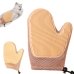 Рукавичка масажна для вичісування шерсті XL-147 бежевий
