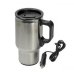 Автомобільна чашка з підігрівом Electric mug 12В сріблястий Автомобільна чашка з підігрівом Electric mug 12В сріблястий