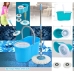 / Універсальна швабра з віджимом-центрифугою та відром Easy Mop "Кругла Швабра" 110х32см, блакитний / Універсальна швабра з віджимом-центрифугою та відром Easy Mop "Кругла Швабра" 110х32см, блакитний