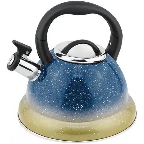 Чайник для плити Haus Roland A-774 нержавіюча сталь 3.5 л синій