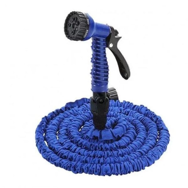 Шланг з насадкою для поливу XHose 22.5 м синій