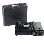 Плита туристична газова з кейсом Happy Home BDZ-155-A 2300 Вт чорний
