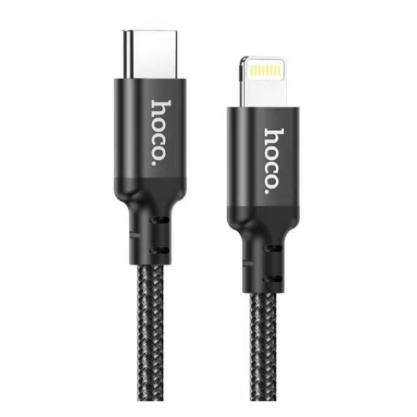 Кабель Type-C/Apple Lightning 1 м HOCO X14 20 Вт 3 А чорний