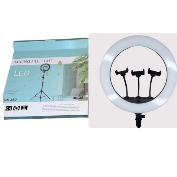 Кільцева лампа 36 см Ring Fill Light USB LED new