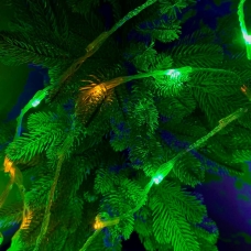 Світлодіодна гірлянда-завіса прозорий дріт 240 LED RD-080 ліхтарики 8 режимів мульти