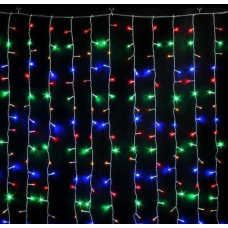 Гірлянда Водоспад 240 LED, розмір 2х2м Мультиколір RD-080 new