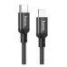 Кабель Type-C/Apple Lightning 1 м HOCO X14 20 Вт 3 А чорний Кабель Type-C/Apple Lightning 1 м HOCO X14 20 Вт 3 А чорний