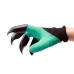 Садові рукавички-кігті Garden Genie Gloves чорний з бірюзовим