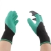 Садові рукавички-кігті Garden Genie Gloves чорний з бірюзовим