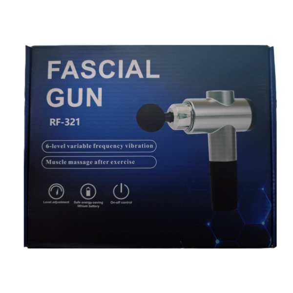 Масажер Fascial Gun (RF-321) синій new