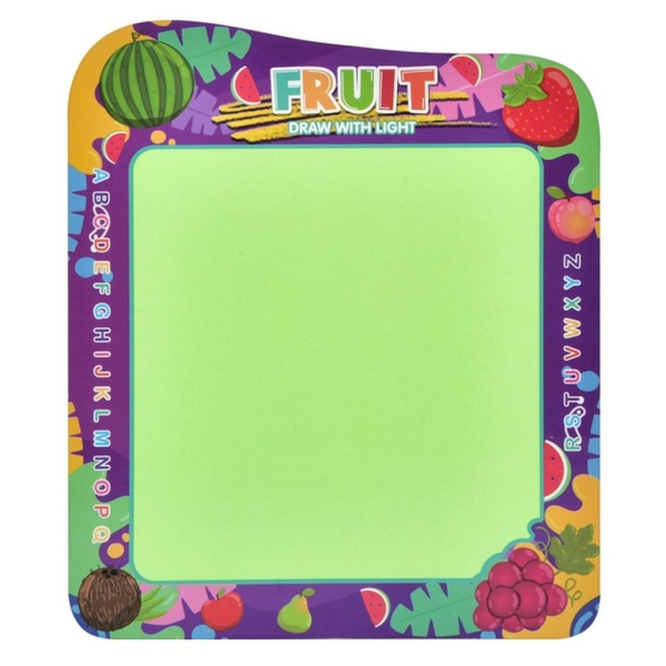 Дошка для малювання світлом CQ150 Fruit 21 х 18.5 см фіолетовий Дошка для малювання світлом CQ150 Fruit 21 х 18.5 см фіолетовий