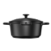 Каструля мармурове покриття IQ 2049-24 Be Simple з кришкою 4.2 л чорний