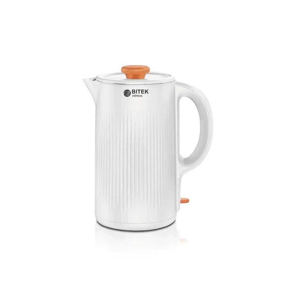 Електрочайник BITEK BT-7848W пластик 2 л білий