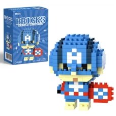 Конструктор піксельний Bricks 3025-F Капітан Америка 150 деталей