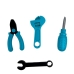 Дитячий ігровий набір інструментів 12в1 Tool Set 6633AB-1 з шуруповертом