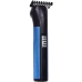 Бездротова машинка для стрижки волосся Progemei GM-6058 3 насадки чорний з синім