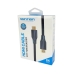 Кабель HDMI/HDMI 1 м Vention Cotton Braided AAUBF 8K v2.1 чорний