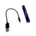 Запальничка електрична Lighter 8-18 USB пластик синій Запальничка електрична Lighter 8-18 USB пластик синій