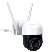 Камера відеоспостереження IP PTZ WHD814B Wi-Fi вулична поворотна з мікрофоном білий з чорним
