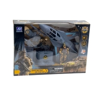 Дитячий ігровий набір 4в1 Військова база HW-M143-6-7