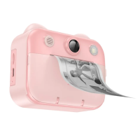 Дитячий цифровий фотоапарат HOCO DV204 з друком фотографій рожевий