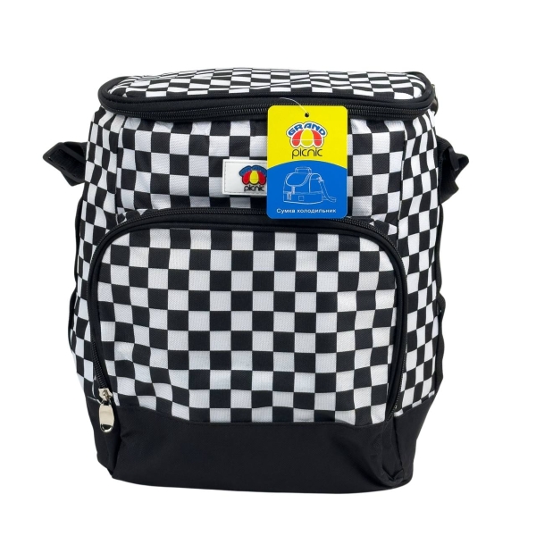 Термосумка Grand Picnic GP-4338 13 л чорний з білим