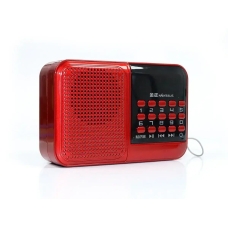 Радіоприймач BKK S61 USB MP3 червоний