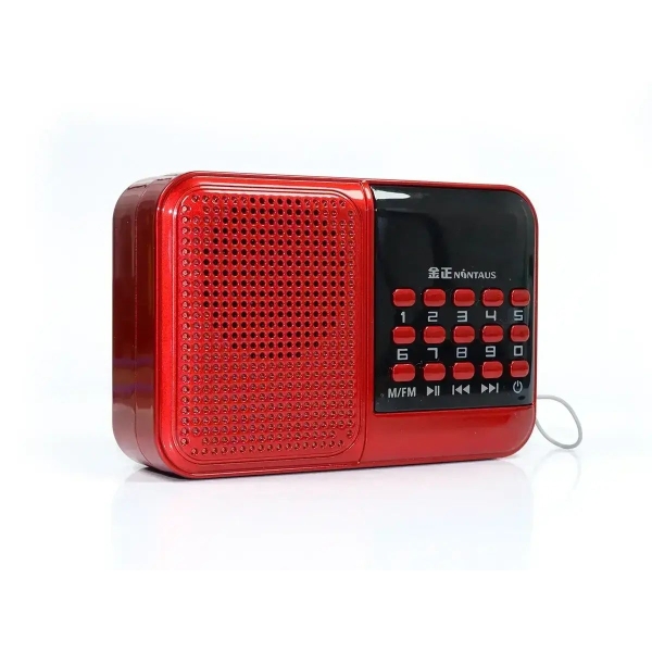 Радіоприймач BKK S61 USB MP3 червоний
