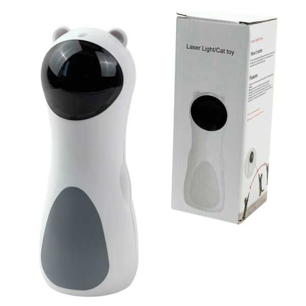 Інтерактивна іграшка для котів Catget AND LY-876 18.5 см білий з сірим