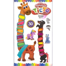 Набір тісто для ліплення 30 кольорів Master Do TMD-19-01U зі стеками