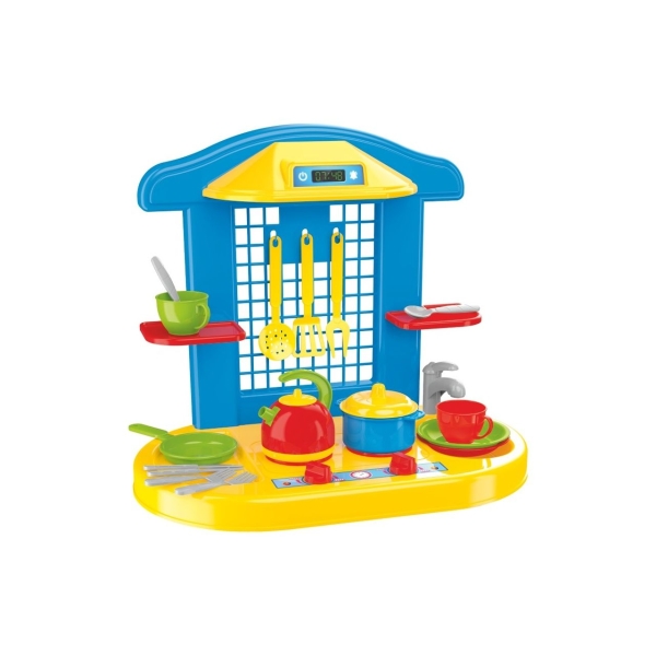 Дитячий ігровий набір 18в1 Кухня Technok Toys 2117 з плитою
