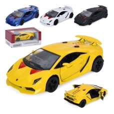 Іграшкова машинка моделька KiNSMART KT5359W Lamborghini Sesto Elemento метал 12.5 см інерційна new