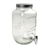 Лимонадниця з краном Viva 3 л скло прозорий