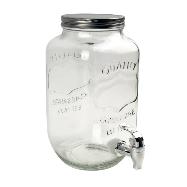 Лимонадниця з краном Viva 3 л скло прозорий