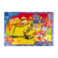 Пазли класичні 70 елементів G-Toys PW0849 Щенячий патруль з постером