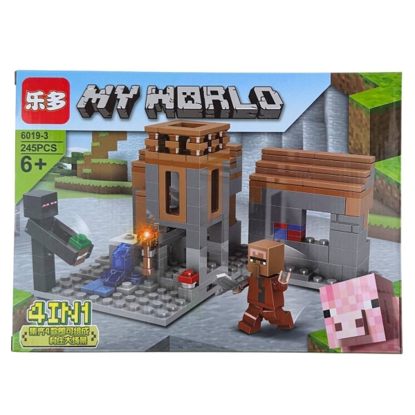 Конструктор Minecraft 6019-3 My World 245 деталей