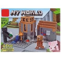 Конструктор Minecraft 6019-3 My World 245 деталей