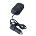Розгалужувач прикурювача з подовжувачем Xunniu WT-D23 USB зарядний пристрій чорний