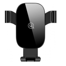 Тримач для гаджетів на дефлектор Usams US-ZJ052 Gravity пластик чорний