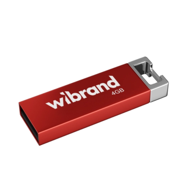 Флеш пам'ять USB 4 GB Wibrand Chameleon USB 2.0 червоний
