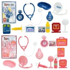Дитячий ігровий набір 12в1 Лікар 8804A-2/8804-2 з аксесуарами рожевий new