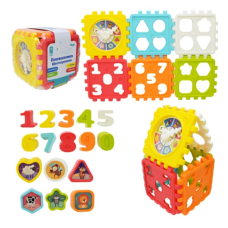 Ігровий набір сортер Куб PL-724-19 пластик 16 фігур різнобарвний