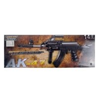 Дитячий автомат 0807F з прицілом та кульками 57 см чорний