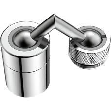 Насадка-аератор на кран метал сріблястий