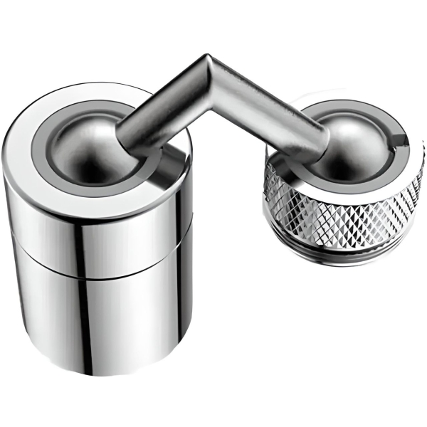 Насадка-аератор на кран метал сріблястий