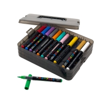 Набір маркерів акрилових 36 шт Acrylic MAP-13 у боксі 1-3 мм