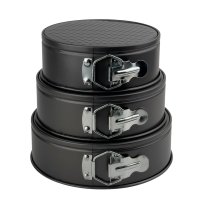 Набір форм для випікання 3 шт Empire 9847 Стандарт Міні антипригарне покриття кругла чорний